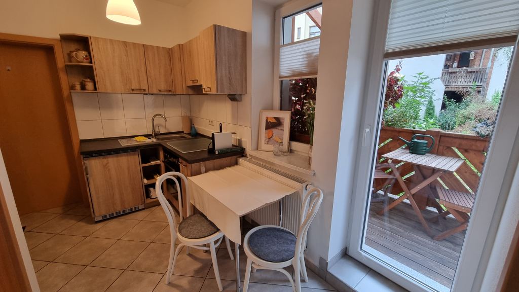 Ferienwohnung unten Rechts Küche